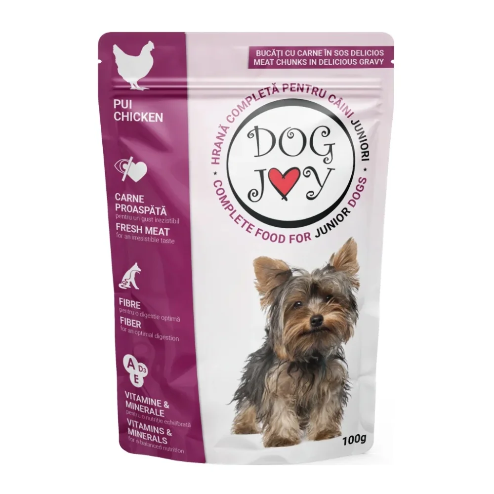 Dog Joy Kapsa Junior Chicken - 24x100g