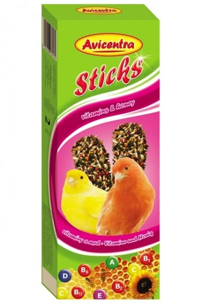 Avicentra tyčinky kanár - vitam.+med 2 ks