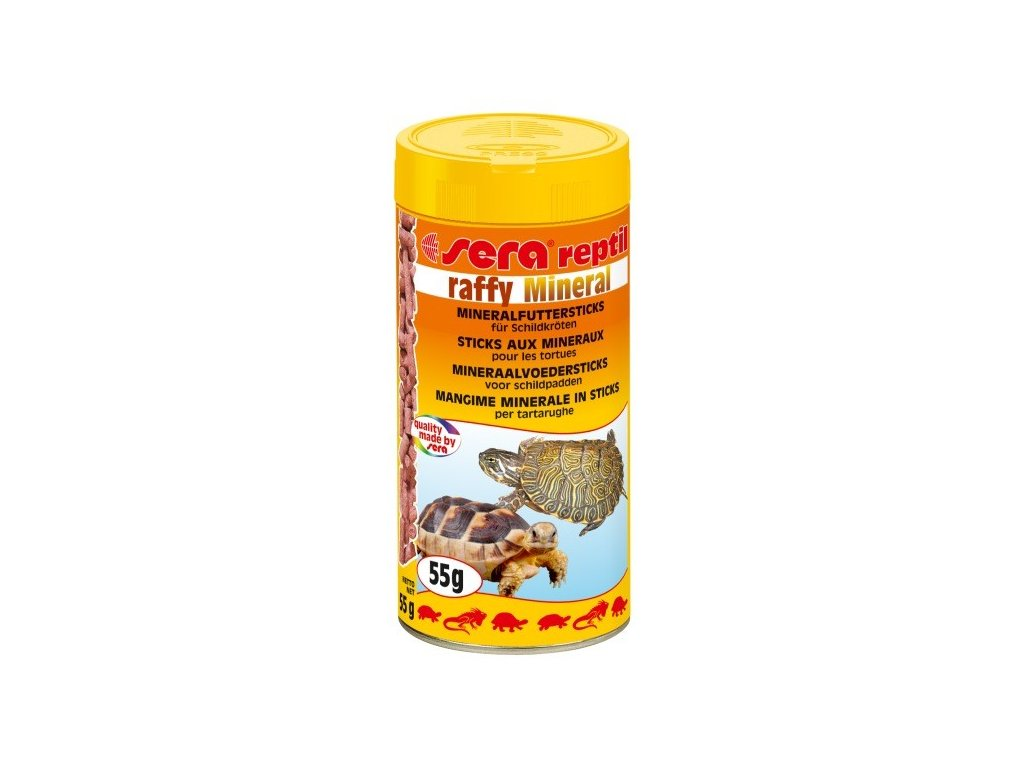 SERA Sera krmivo pro býložravé plazy Raffy Mineral 250ml