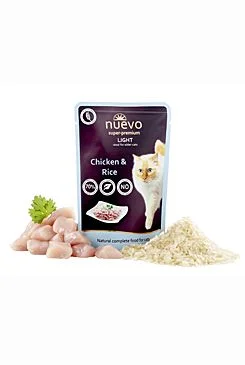 Nuevo kočka Light kuřecí s rýží kapsa 85 g