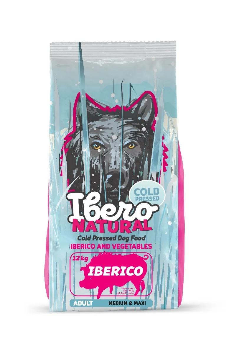 Ibero Cold Press Adult Medium/Large Iberico - 12kg Ibero Cold Press Adult Medium/Large Iberico - 12kg
