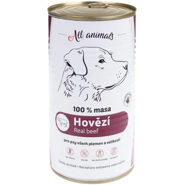 All Animals DOG hovězí mleté 1200g