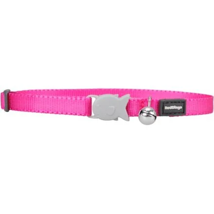 Obojek pro koťata RD 8 mm x 16-26 cm - Tm.Růžová