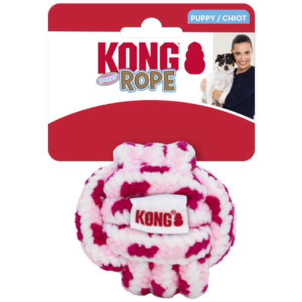 Hračka textil KONG Rope Ball Puppy L mix