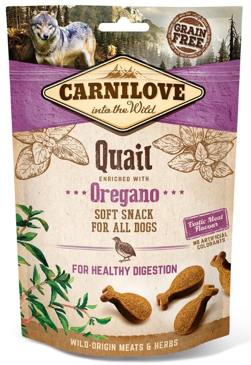 Carnilove Dog Semi Moist Snack Quail&Oregano 200g