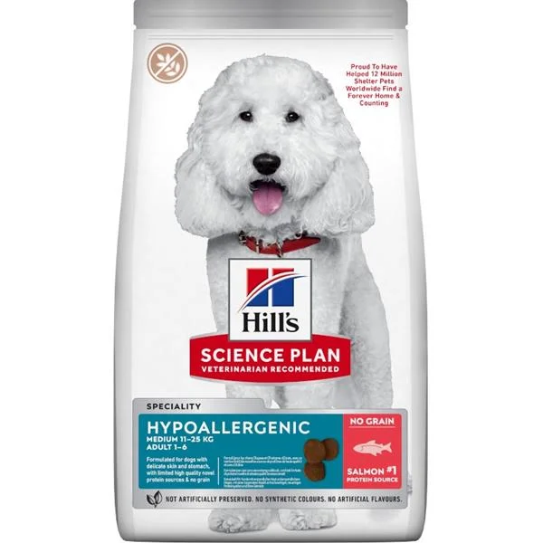Hill's Science Plan Canine Adult Hypoallergenic Medium Salmon 12 kg