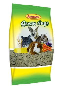 Avicentra kroužky s vojtěškou pro hlodavce 250 g