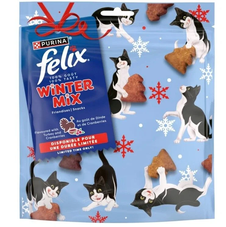 Felix Party mix Winter 200 g vánoční pamlsky