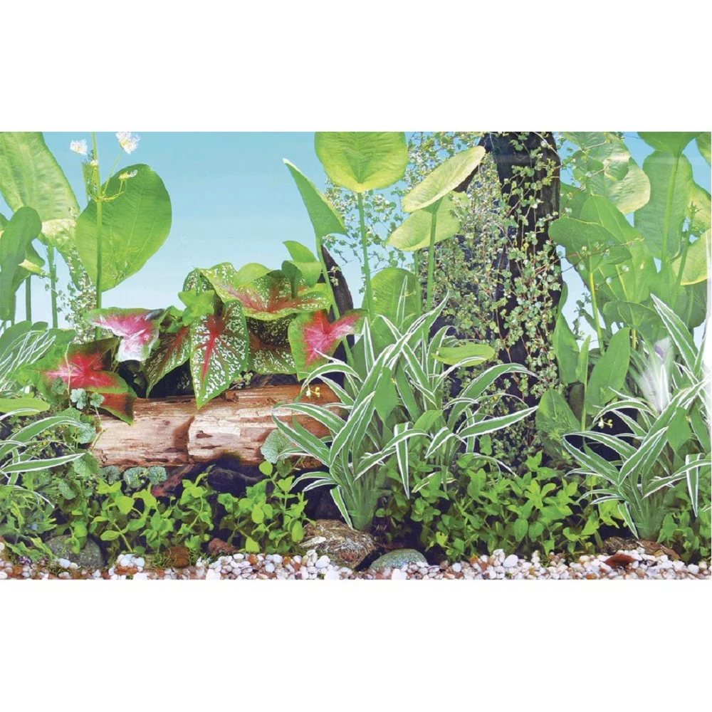 Akvaristika - pozadí do akvária GRASSY, vel. S