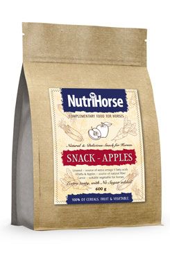 NUTRI HORSE Snack-Apple pamlskek pro koně 600 g