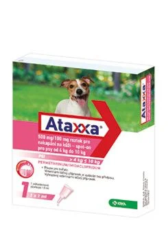 ATAXXA Spot-on Dog M 500mg/100mg 1 ml 1 pipeta