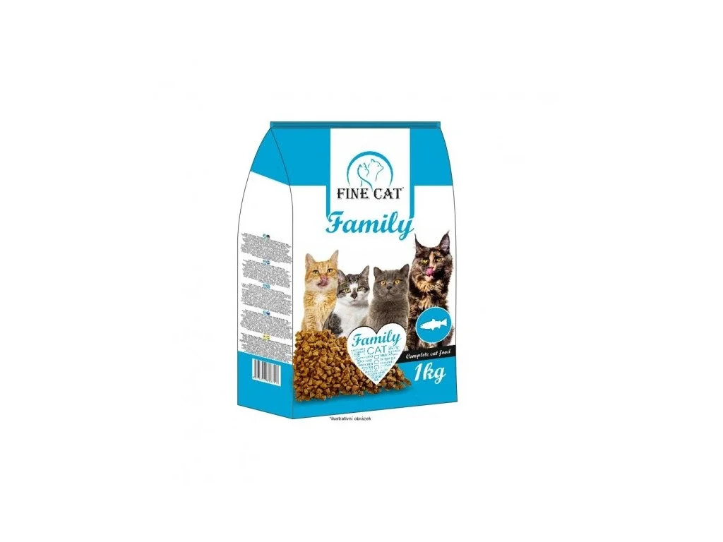 Fine Cat FINE CAT Family granule pro kočky s RYBOU 1kg