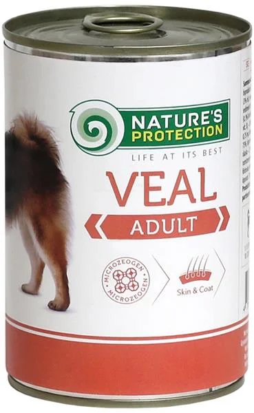 Nature’s Protection Dog konzerva Adult Telecí 400g