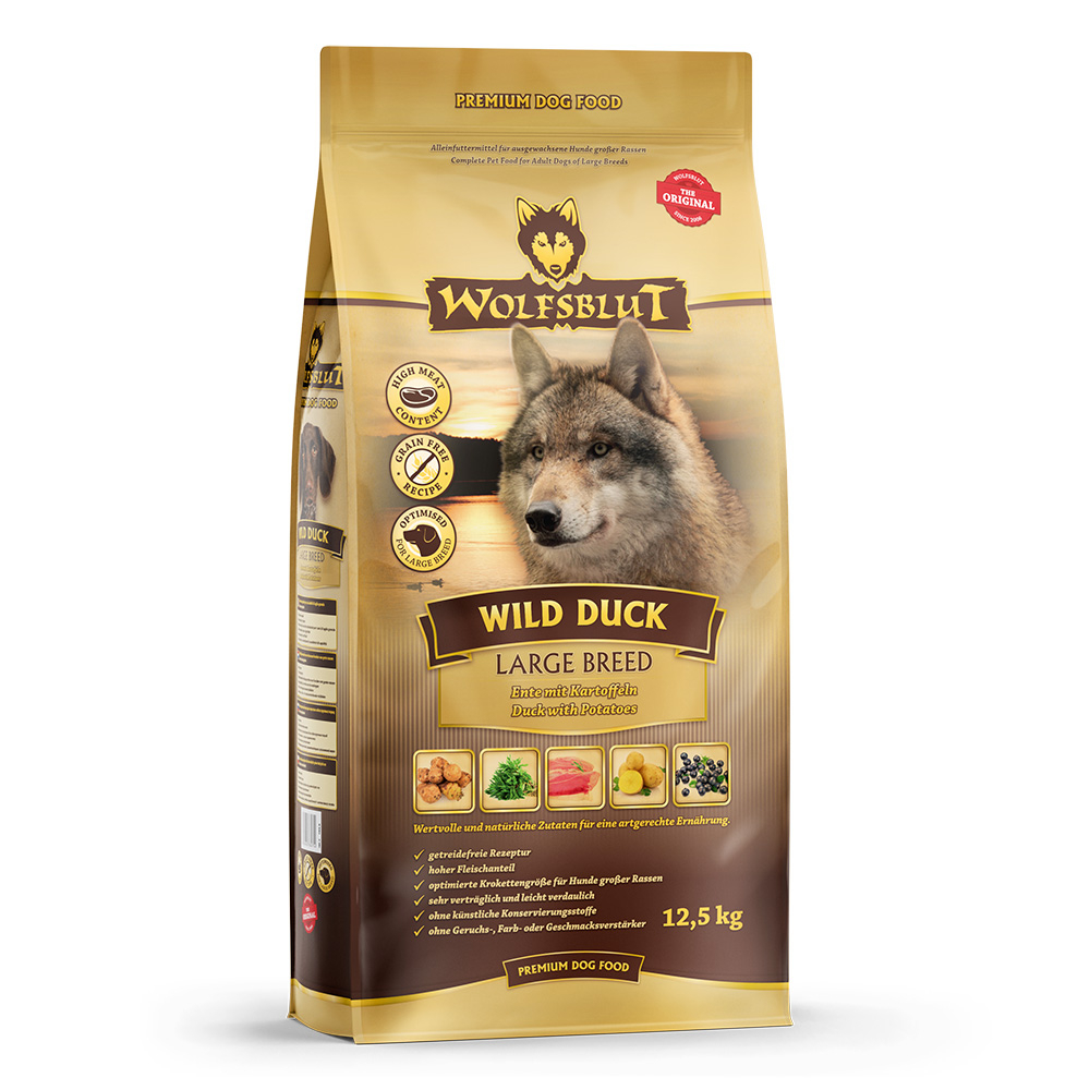 Wolfsblut Dog Large Breed Wild Duck  12,5kg