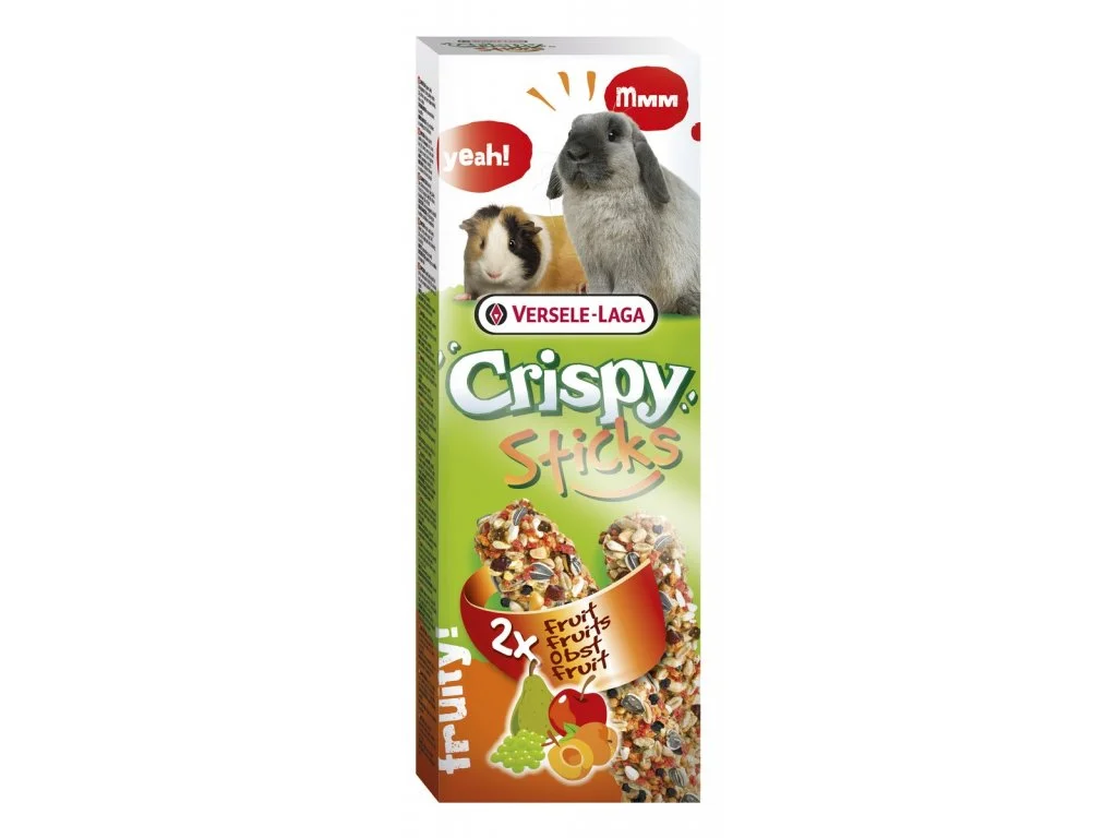 Tyčinky VERSELE-LAGA Crispy s ovocem pro králíky a morčata 110 g