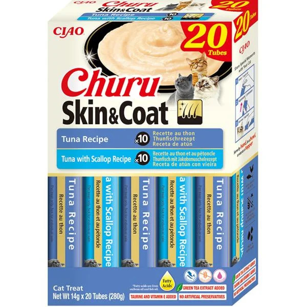 Inaba Churu Skin & Coat tuňák multipack 20 x 14g