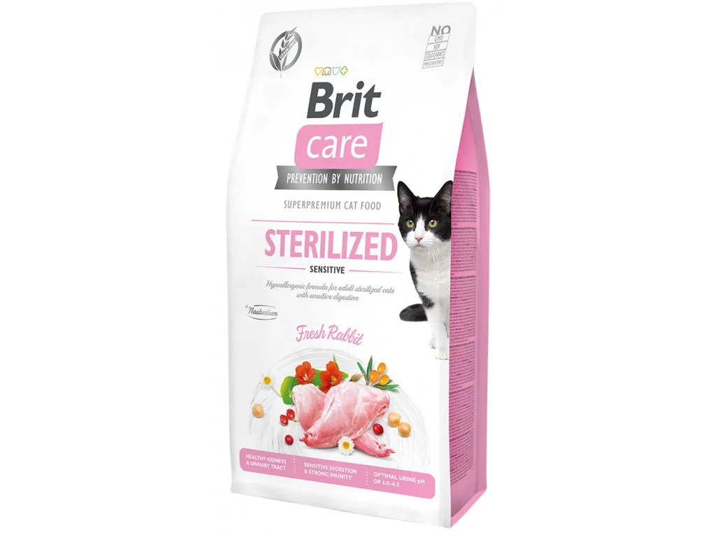 Brit Care Cat GF Sterilized Sensitive 7 kg