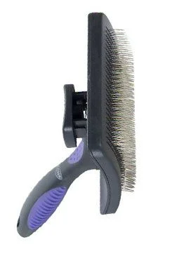 Kartáč na srst samočistící jemný BUSTER L