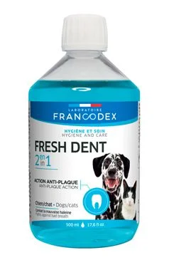 Francodex Fresh Dent 2v1 pro psy a kočky  500ml