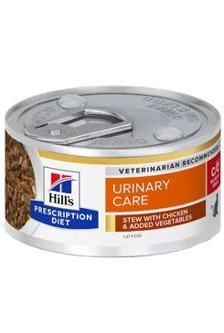 Hill's Fel. PD C/D UrinaryStress Ckn&Veg stew Konz.82g