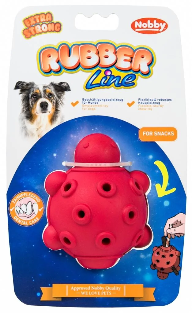 Nobby silná gumová hračka na pamlsky želva velká 10cm