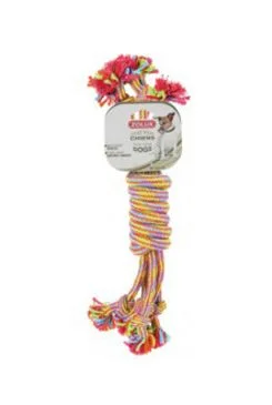 Hračka pes Přetahovadlo spirála barevná 35 cm