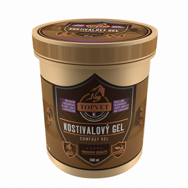 Kostivalový gel pro koně  500ml
