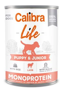 Calibra Dog Life  konz.Puppy&Junior Lamb&rice 400 g
