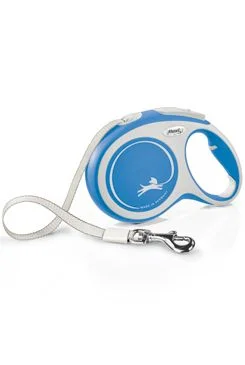 Vodítko FLEXI Comfort L pásek 8m/50kg modrá NEW