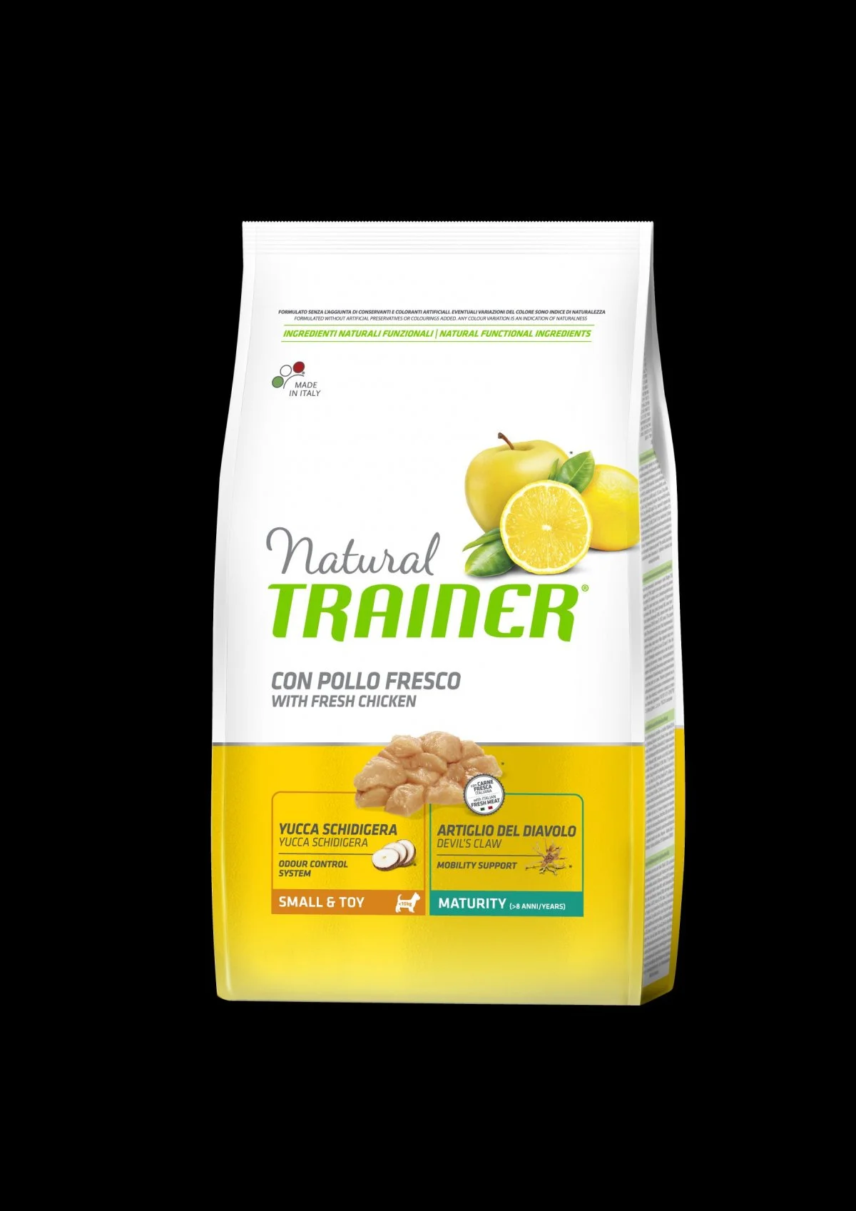 TRAINER Natural Small&Toy Maturity čerstvé kuře 800g