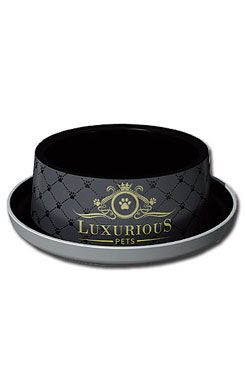 Miska plast LUXURIOUS černá 735 ml