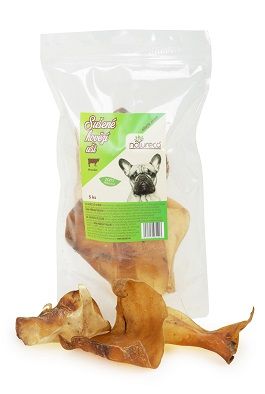 NATURECA pochoutka Hovězí uši sušené  10ks