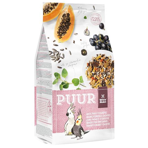 PUUR Large parakeet&cockatoo - stř. papoušek 2 Kg 
