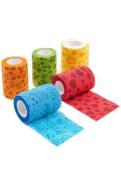 KRUUSE Fun-flex Care obinadlo 5 cm x 4,5 m mix barev 10 ks