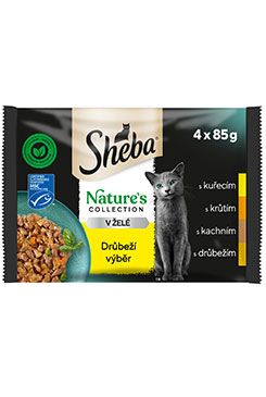 MARS, kom.spol. Sheba kapsa Nature drůbeží výběr 4x85g