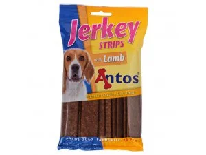 ANTOS Jerkey Strips jehněčí 20ks plátek ( kart.14ks)