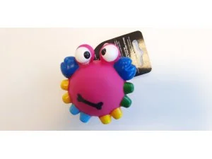 HRAČKY SALAČ Krabík barevný - VINYL 7.5cm