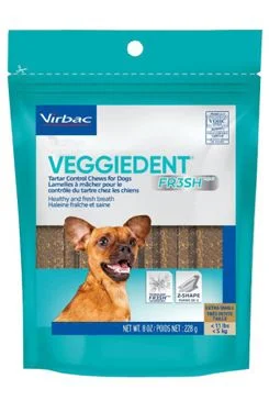 C.E.T.pes Žvýkací plátky Veggiedent NEW XS 15ks