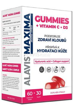 ALAVIS MAXIMA Gummies 60 tablet + 30 kapslí