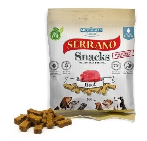 Serrano Snack Meditky hovězí - tréninkové kostičky 85g