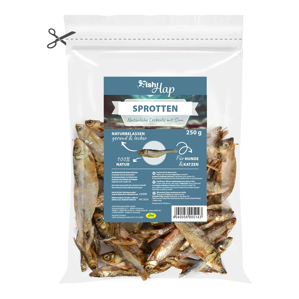 Sušené šproty Váha: 250 g