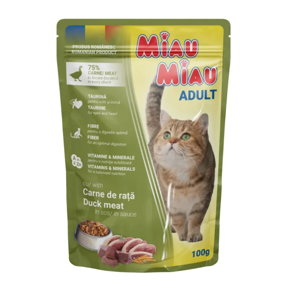 Miau Miau Kapsa Adult Duck - 100g