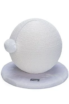 Škrabadlo míč Bolly 30,5x28cm bílá KAR 1 ks