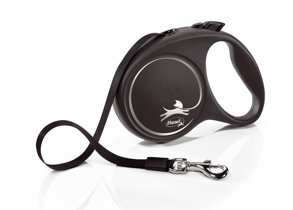 Flexi.de Vodítko Flexi Black Design L 5m (max 50kg) pásek černé