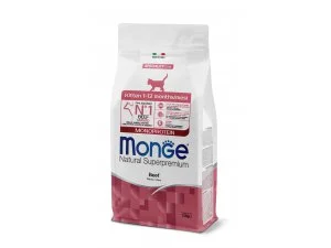 MONGE Cat Monoprotein KITTEN hovězí 1,5kg