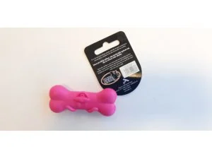 HRAČKY SALAČ Kostička malá růžová - TPR 8.6x3.6x2.2cm (100/1)