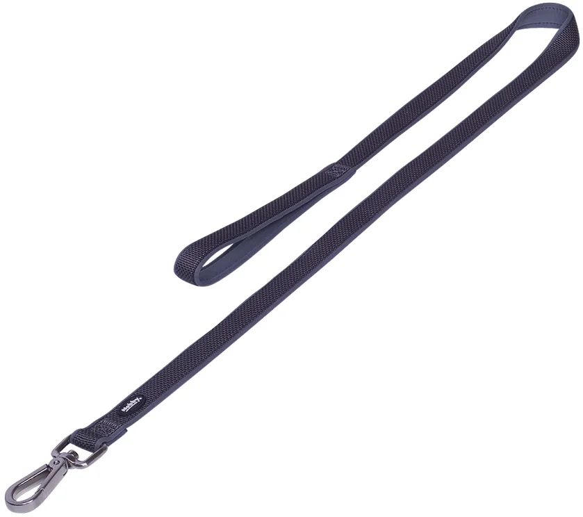 Nobby CLASSIC PRENO ROYAL vodítko neoprén tmavě šedá M-L 120cm