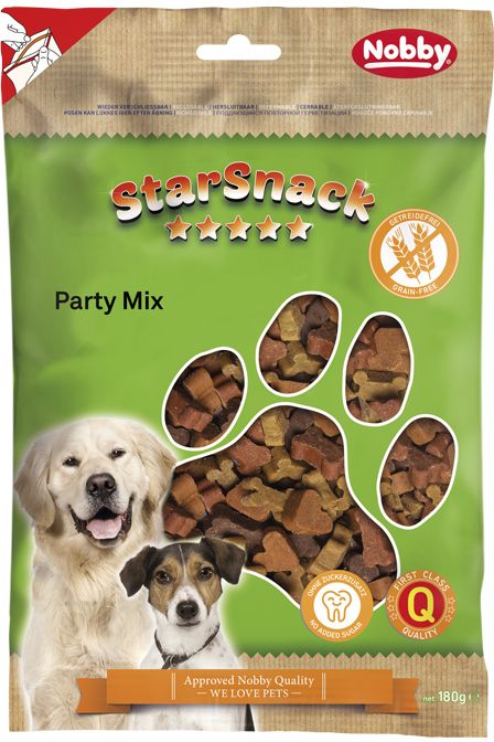 Nobby StarSnack Party Mix GRAIN FREE pamlsky 180g