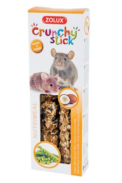 Zolux S.A.S. Pochoutka CRUNCHY STICK kokos/hrách pro myši Zolux