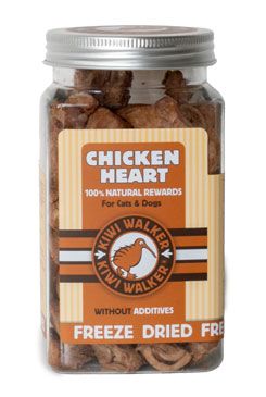 Pochoutka mrazem sušené kuřecí srdce Kiwi 60 g